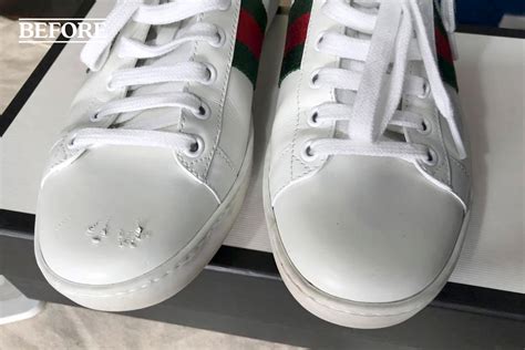 gucci sneaker repair|will Gucci repair my shoes.